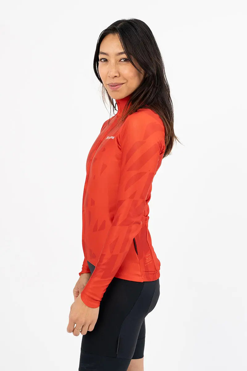 Silver Active Shield Jersey - Rust - CUORE of Switzerland