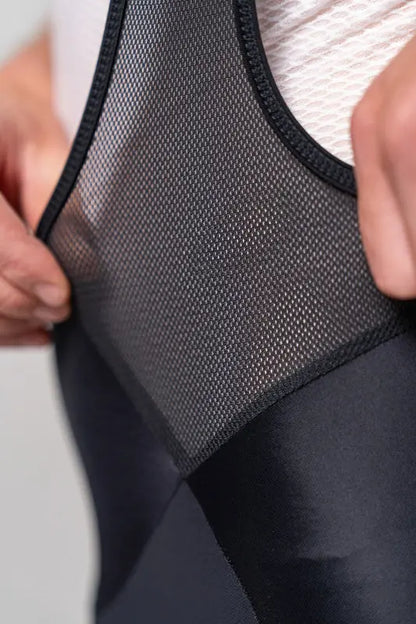 Silver Bib Short - Black - CUORE of Switzerland