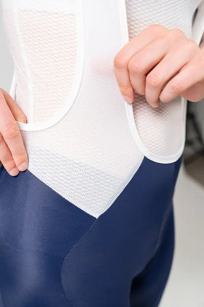 Silver Bib Short - Dark Blue - CUORE of Switzerland