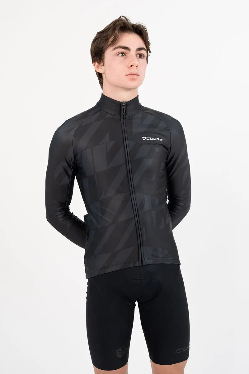 Silver Active Shield Jersey - Black - CUORE of Switzerland