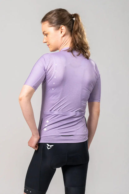 Silver Race Jersey 2.0 - Lavender - CUORE of Switzerland